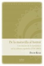 DE LA MARAVILLAAL HORROR LOS INICIOS DE LO FANTAST