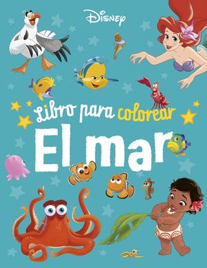 DISNEY. LIBRO PARA COLOREAR. EL MAR