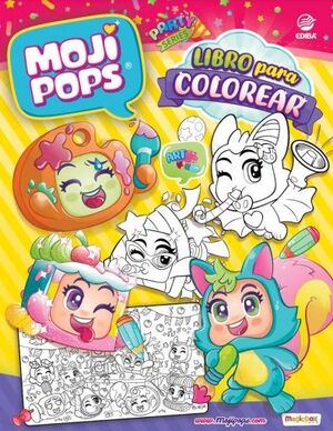 LIBRO PARA COLOREAR MOJI POPS SERIE PARTY - ESPAÑA