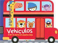 VEHICULOS-DIBUJA COLOREA RECORTA Y PEGA