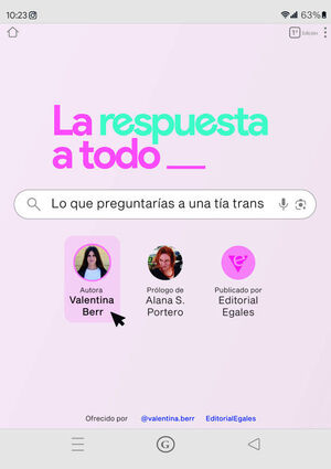 RESPUESTA A TODO LO QUE PREGUNTARIAS A UNA TIA TRANS, LA