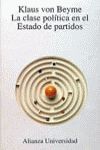 LA CLASE POLÍTICA EN EL ESTADO DE PARTIDOS