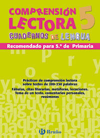 COMPRENSIÓN LECTORA 5 CUADERNOS LENGUA PRIMARIA