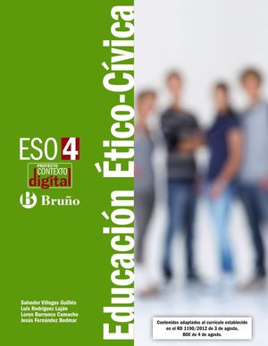 CONTEXTODIGITAL EDUCACIÓN ÉTICO-CÍVICA 4 ESO - 3 VOLÚMENES