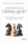 ¿Y DESPUÉS DE LA CRISIS, QUÉ?