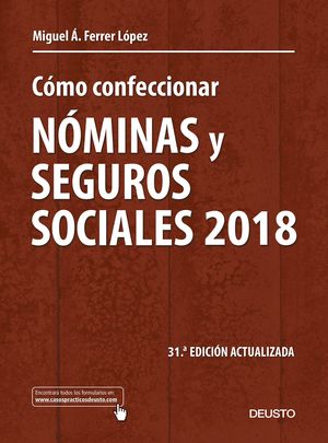 CÓMO CONFECCIONAR NÓMINAS Y SEGUROS SOCIALES 2018