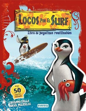 LOCOS POR EL SURF. LIBRO DE PEGATINAS REUTILIZABLES