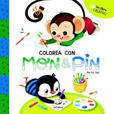 MON & PIN. ACTIVIDADES 1. COLOREA CON MON & PIN
