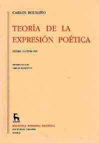 TEORIA EXPRESION POETICA (2 VOLS. )