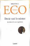 DECIR CASI LO MISMO