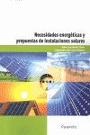 NECESIDADES ENERGÉTICAS Y PROPUESTAS DE INSTALACIONES SOLARES