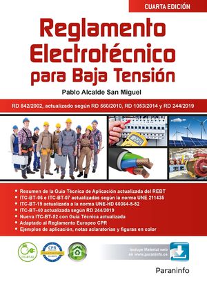 (REBT) REGLAMENTO ELECTROTÉCNICO PARA BAJA TENSIÓN (4ºED/PARANINFO)