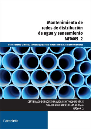 MANTENIMIENTO DE REDES DE DISTRIBUCIÓN DE AGUA Y SANEAMIENTO