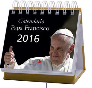 CALENDARIO DE MESA PAPA FRANCISCO 2016