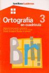 CUADERNO ORTOGRAFIA 3 CUADRICULA SIGNOS DE INTERROGACION Y ADMIRACION. BR, BL, P