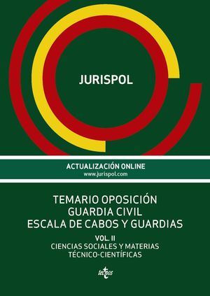 TEMARIO OPOSICIÓN GUARDIA CIVIL ESCALA DE CABOS Y GUARDIAS