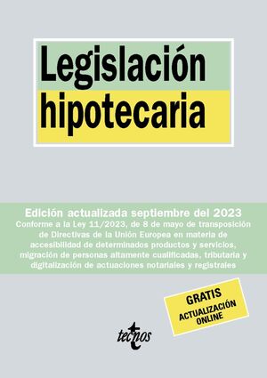 LEGISLACIÓN HIPOTECARIA. DERECHO ADMINISTRATIVO PARA ESTUDIOS NO JURÍDICOS