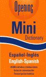 OPENING MINI DICCIONARIO ESPAÑOL INGLES / ENGLISH SPANISH  *** OPENING