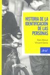 HISTORIA DE LA IDENTIFICACIÓN DE LAS PERSONAS
