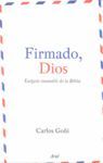 FIRMADO, DIOS
