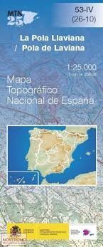 MAPA TOPOGRÁFICO 53-IV LA POLA LLAVIANA / POLA DE LAVIANA