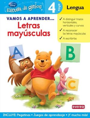 VAMOS A APRENDER... LETRAS MAYÚSCULAS. 4AÑOS. LENGUA