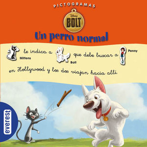 BOLT. UN PERRO NORMAL. PICTOGRAMAS DISNEY