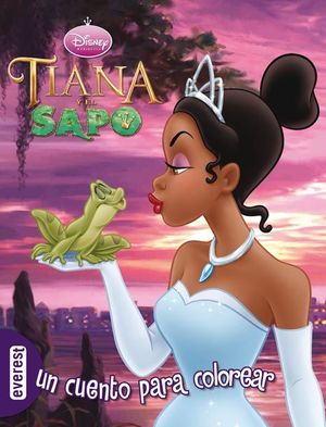 TIANA Y EL SAPO. UN CUENTO PARA COLOREAR