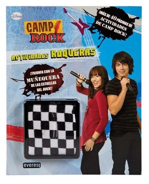 CAMP ROCK. ACTIVIDADES ROQUERAS. LIBRO CON MUÑEQUERA