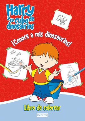 HARRY Y SU CUBO DE DINOSAURIOS. ¡CONOCE A MIS DINOSAURIOS! LIBRO DE COLOREAR