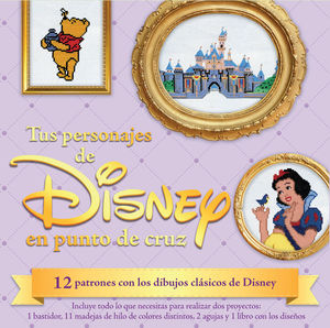 KIT TUS PERSONAJES DE DISNEY EN PUNTO DE CRUZ