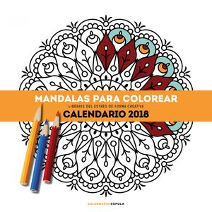 CALENDARIO MANDALAS PARA COLOREAR 2018