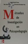 M^TODOS DE INVESTIGACI}N EN PSICOPEDAGOG{A