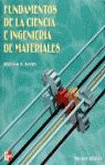 FUNDAMENTOS DE LA CIENCIA E INGENIERÍA DE MATERIALES