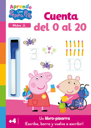 APRENDE CON PEPPA PIG. CUENTA DEL 0 AL 20