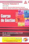 DERECHO ADMINISTRATIVO GENERAL ; GESTIÓN FINANCIERA Y SEGURIDAD SOCIAL