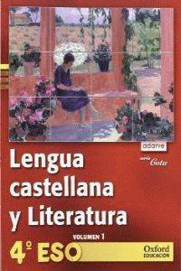 LENGUA CASTELLANA Y LITERATURA 4.º ESO. ADARVE COTA. PACK LIBRO DEL ALUMNO + ANT