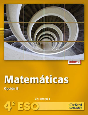 MATEMÁTICAS 4.º ESO OPCIÓN B. ADARVE. PACK LIBRO DEL ALUMNO + CD