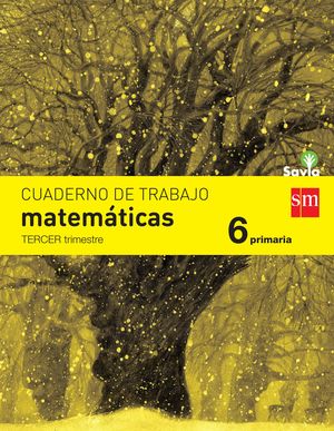 CUADERNO DE MATEMÁTICAS. 6 PRIMARIA, 3 TRIMESTRE. SAVIA