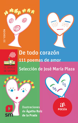 DE TODO CORAZÓN. 111 POEMAS DE AMOR. BVR.115