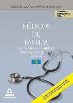 MÉDICOS DE FAMILIA DEL SERVICIO DE SALUD DEL PRINCIPADO DE ASTURIAS (SESPA). TEM