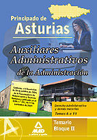 AUXILIARES ADMINISTRATIVO DE LA ADMINISTRACIÓN DEL PRINCIPADO DE ASTURIAS. TEMAR