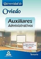 AUXILIARES ADMINISTRATIVOS, UNIVERSIDAD DE OVIEDO. TEMARIO