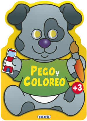 PEGO Y COLOREO ANIMALES 4 AMARILLO