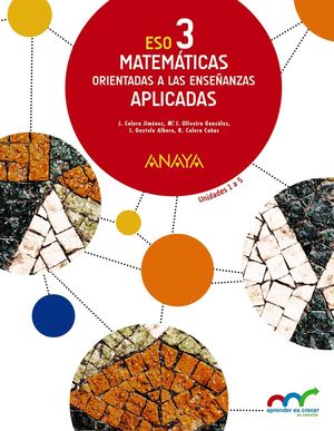 MATEMÁTICAS 3ºESO APLICADAS (ANAYA)