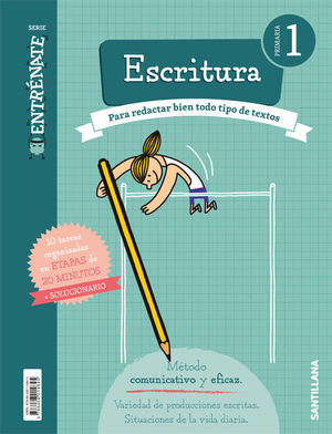 CUADERNO ESCRITURA 1ºEP SERIE ENTRENATE (SANTILLANA)