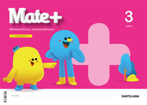 MATE + MATEMATICAS 3AÑOS MANIPULATIVAS (SANTILLANA)