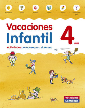 VACACIONES 4AÑOS. ACTIVIDADES DE REPASO PARA EL VERANO (SANTILLANA)