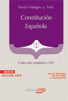 CONSTITUCIÓN ESPAÑOLA. TEXTO ÍNTEGRO Y TEST