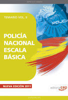 POLICÍA NACIONAL ESCALA BÁSICA. TEMARIO VOL. II.
